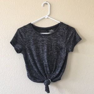 Hollister Black Pocket Tee